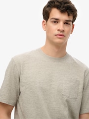 Superdry Grey The Merchant Store Pocket T-Shirt - Image 4 of 7