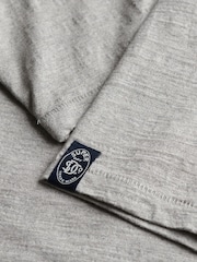 Superdry Grey The Merchant Store Pocket T-Shirt - Image 6 of 7