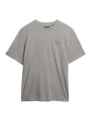Superdry Grey The Merchant Store Pocket T-Shirt - Image 7 of 7