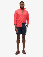 Superdry Blue Sport Graphic 17-inch Swim Shorts - Image 3 of 7