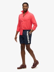 Superdry Blue Sport Graphic 17-inch Swim Shorts - Image 5 of 7