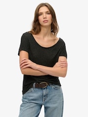 Superdry Black Studios Scoop Neck T-Shirt - Image 1 of 6