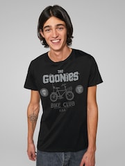 All + Every Black Mens The Goonies Bike Club T-Shirt - Image 2 of 4