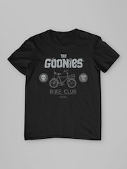 All + Every Black Mens The Goonies Bike Club T-Shirt - Image 3 of 4