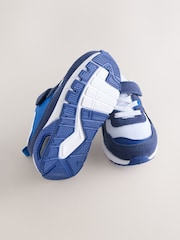 Blau/Kobalt - Elastischer Sportschuh mit Schnürung - Bild 3 von 5