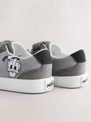 Grey Mickey Mouse Touch Fastening and Elastic Lace Trainers - Image 3 of 5