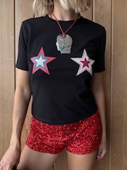 Never Fully Dressed Black Baby Star T-Shirt - Image 3 of 6