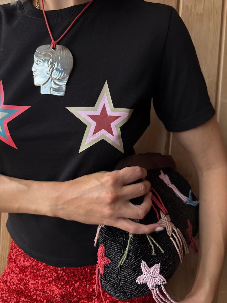 Never Fully Dressed Black Baby Star T-Shirt - Image 6 of 6