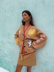 Never Fully Dressed Brown Mystical Cardigan - Image 1 of 6
