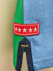 Joules Official Badminton Horse Trials Colourblock Kids Cotton Pique Polo Shirt - 圖片 5/5