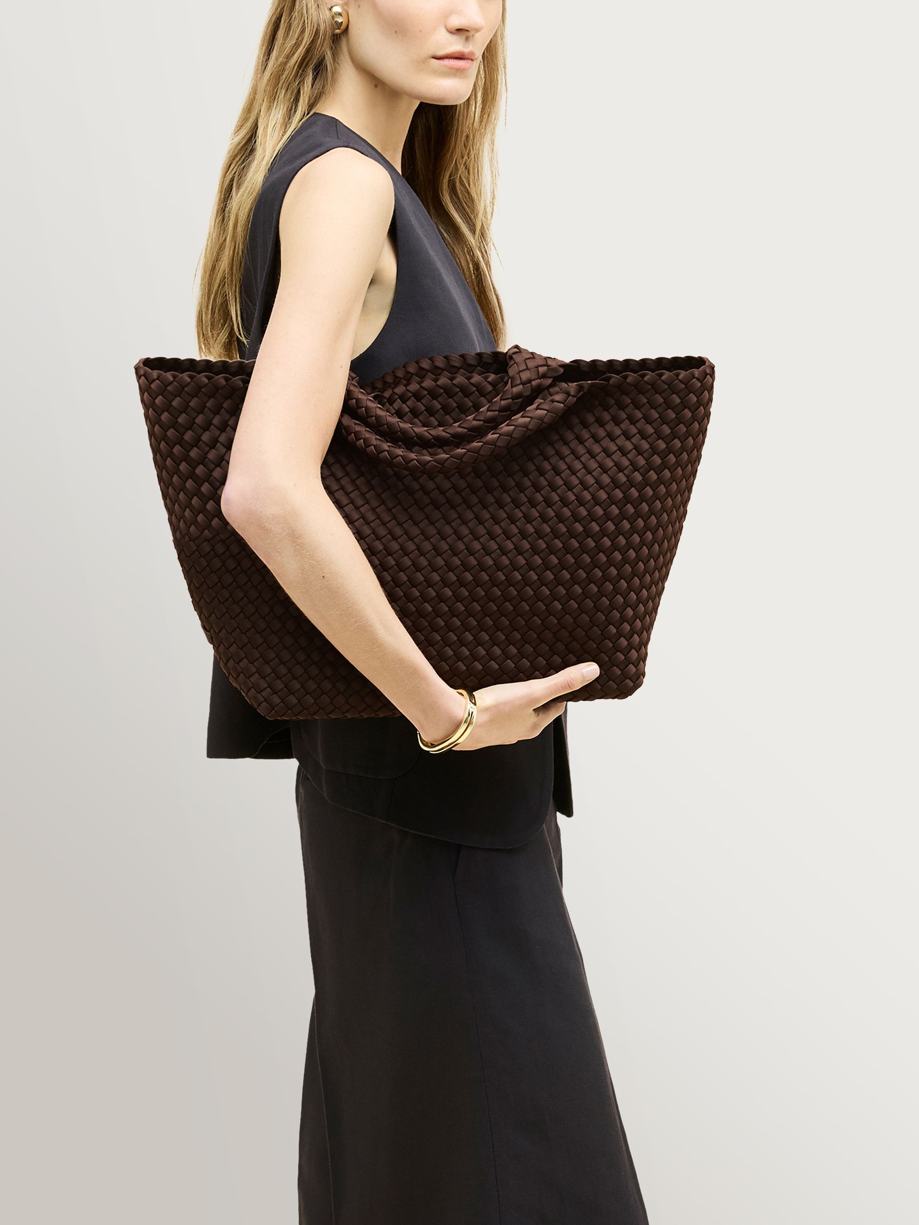 Buy NAGHEDI Chocolate Brown Medium ST Barths Tote Bag from Next USA