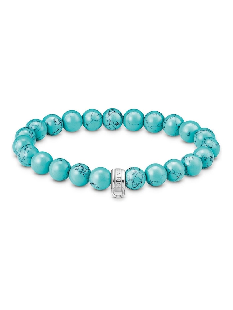 Thomas Sabo White Charm Club Bead Bracelet Imitating - Image 1 of 3