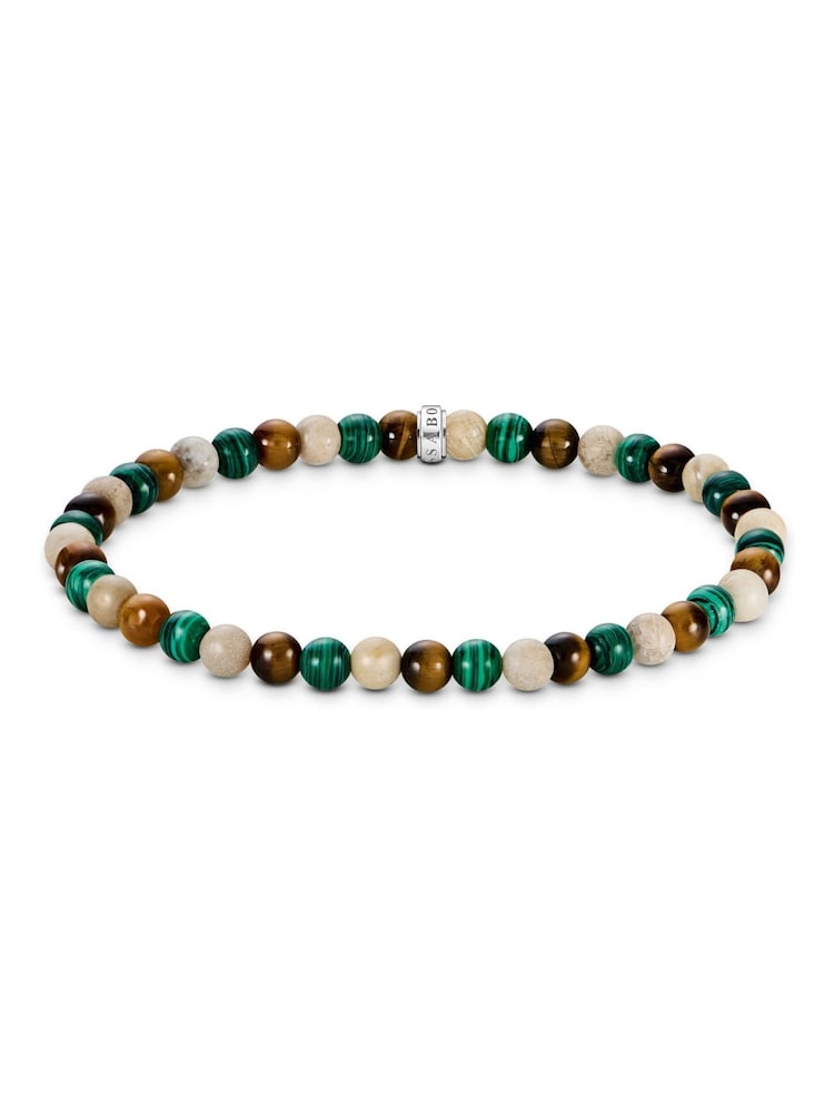 Thomas Sabo Green Earth And Beads Bracelet - Image 3 of 3
