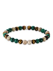 Thomas Sabo Green Earth And Beads Bracelet - Image 1 of 3