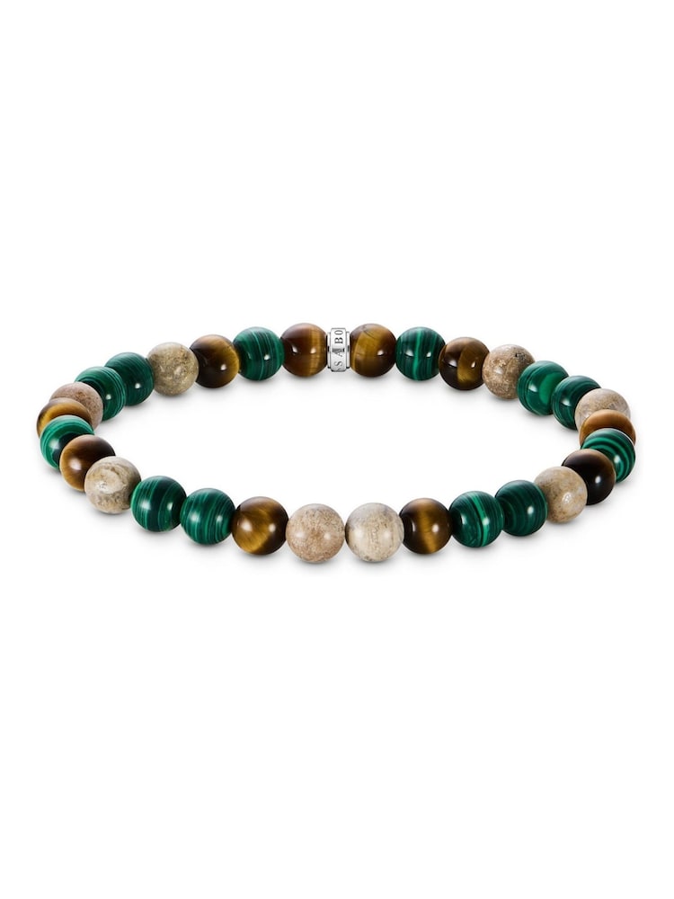 Thomas Sabo Green Earth And Beads Bracelet - Image 1 of 3