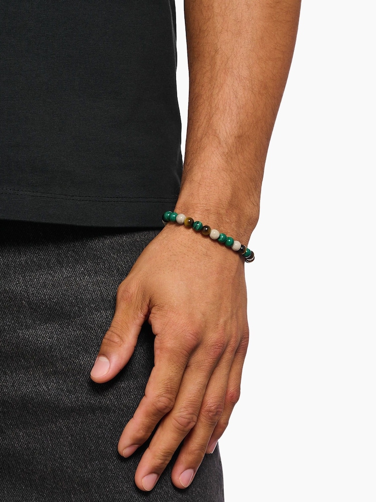 Thomas Sabo Green Earth And Beads Bracelet - Image 3 of 3