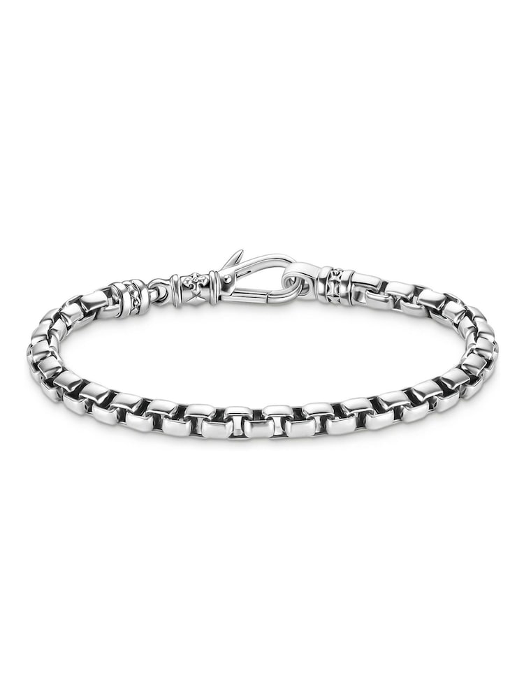 Thomas Sabo Silver Tone Box Chain Bracelet - Image 2 of 2