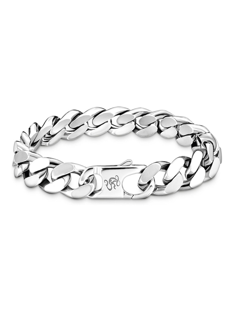 Thomas Sabo Silver Tone Wide  Armoured Bracelet - Image 1 of 1