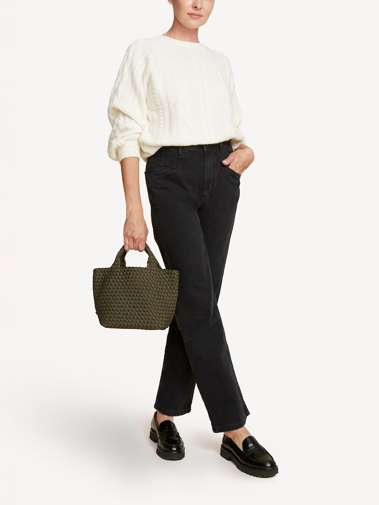 NAGHEDI Green Small ST Barths Tote Bag - Image 6 of 6 NAGHEDI Green Small ST Barths Tote Bag - Image 6 of 6