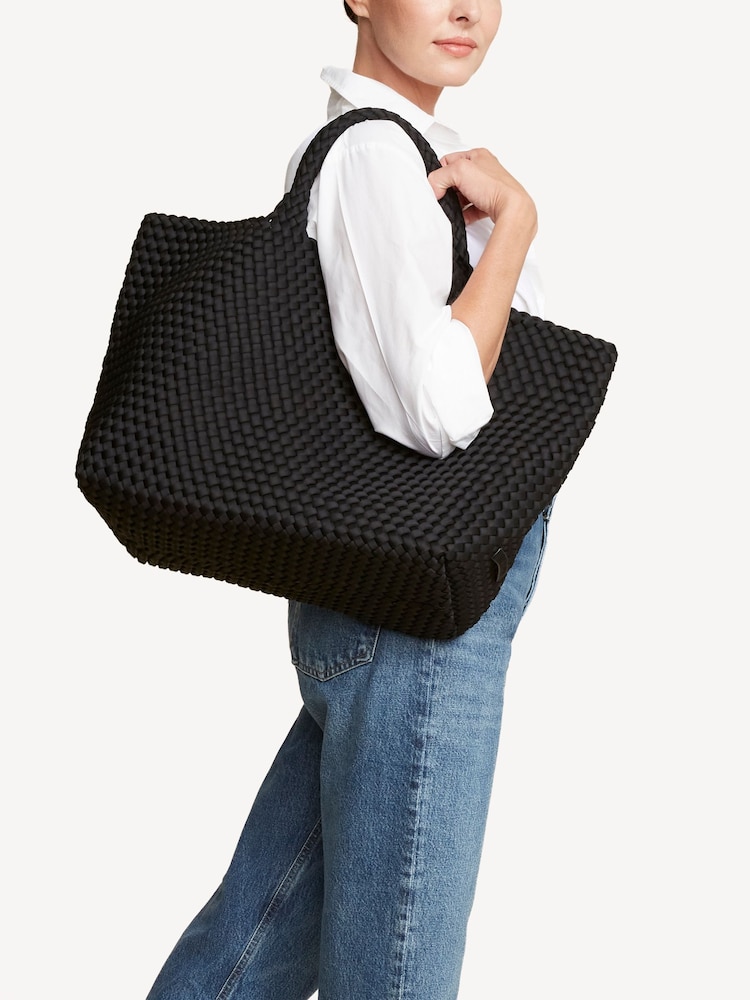 NAGHEDI Black Large ST Barths Tote Bag - Image 6 of 6 NAGHEDI Black Large ST Barths Tote Bag - Image 6 of 6