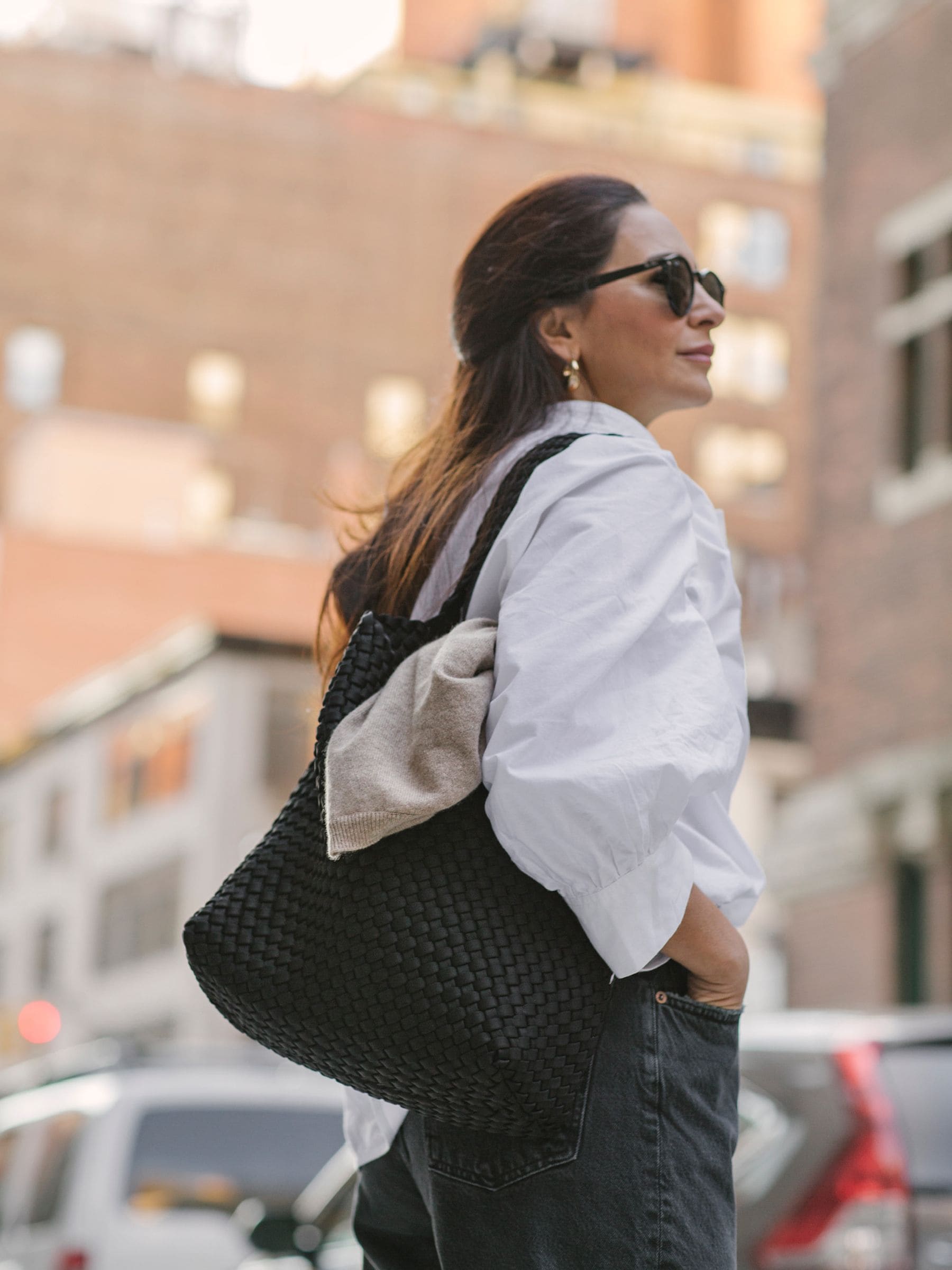 Buy NAGHEDI Black Nomad Hobo Bag from Next USA