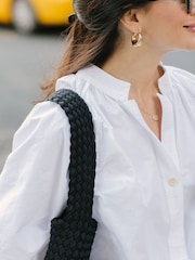 NAGHEDI Black Medium Nomad Hobo Bag - Image 5 of 8