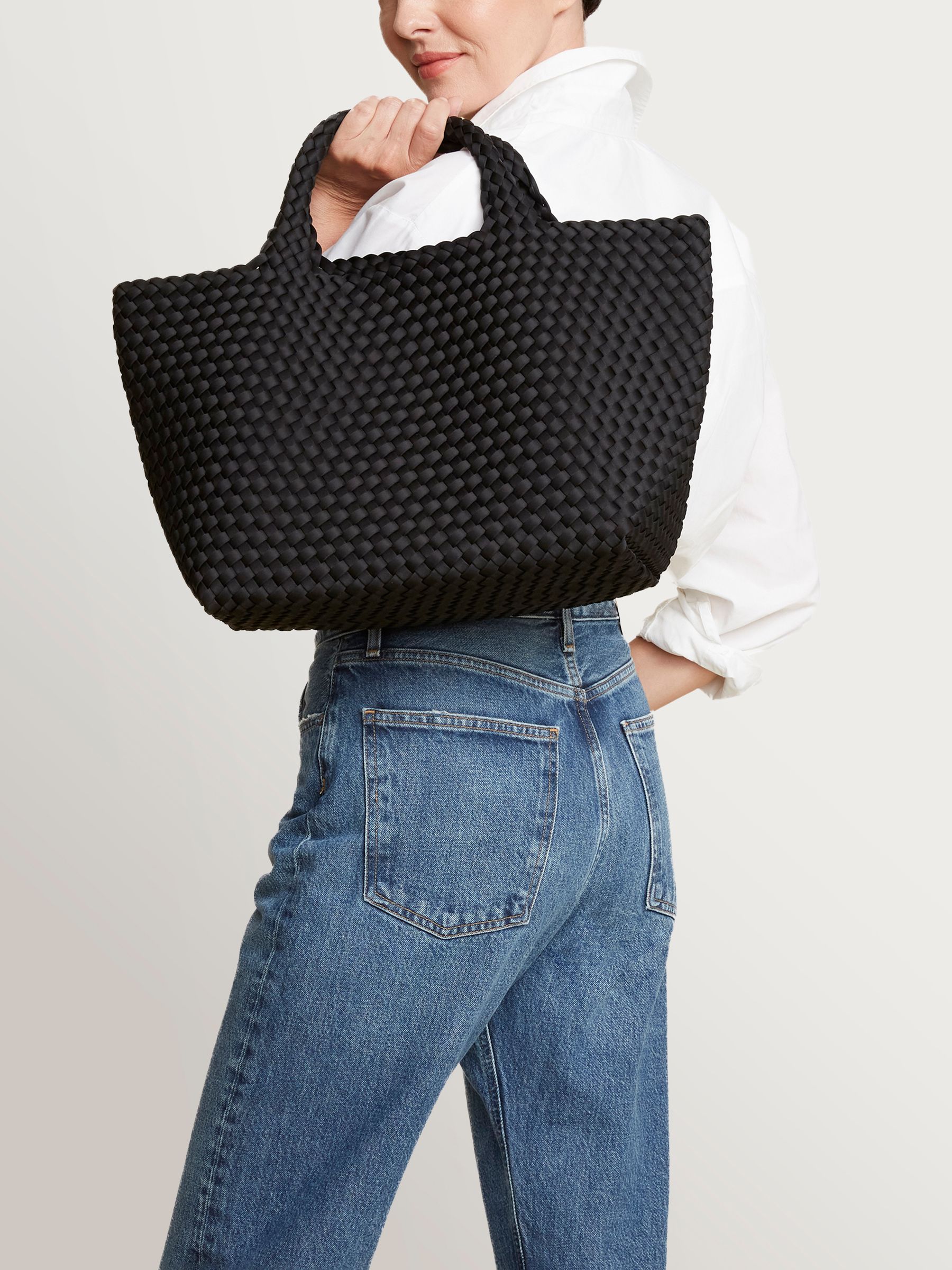 Buy NAGHEDI Black Medium ST Barths Tote Bag from Next USA