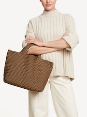 NAGHEDI Mink Brown Medium ST Barths Tote Bag - Image 5 of 6