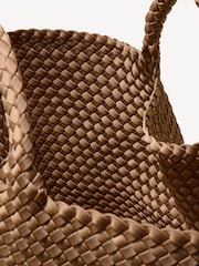 NAGHEDI Mink Brown Large ST Barths Tote Bag - Image 4 of 6