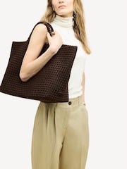 NAGHEDI Chocolate Brown Large ST Barths Tote Bag - Image 5 of 6