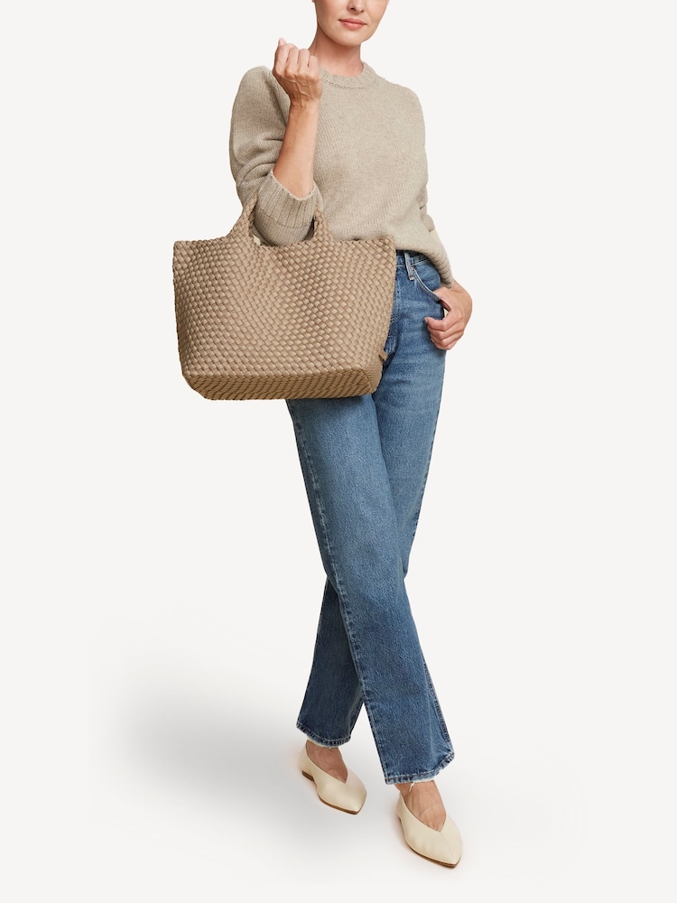 NAGHEDI Brown Medium ST Barths Tote Bag - Image 5 of 5 NAGHEDI Brown Medium ST Barths Tote Bag - Image 5 of 5