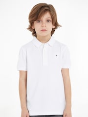 Tommy Hilfiger White Pure Cotton Polo Shirt - Image 1 of 10