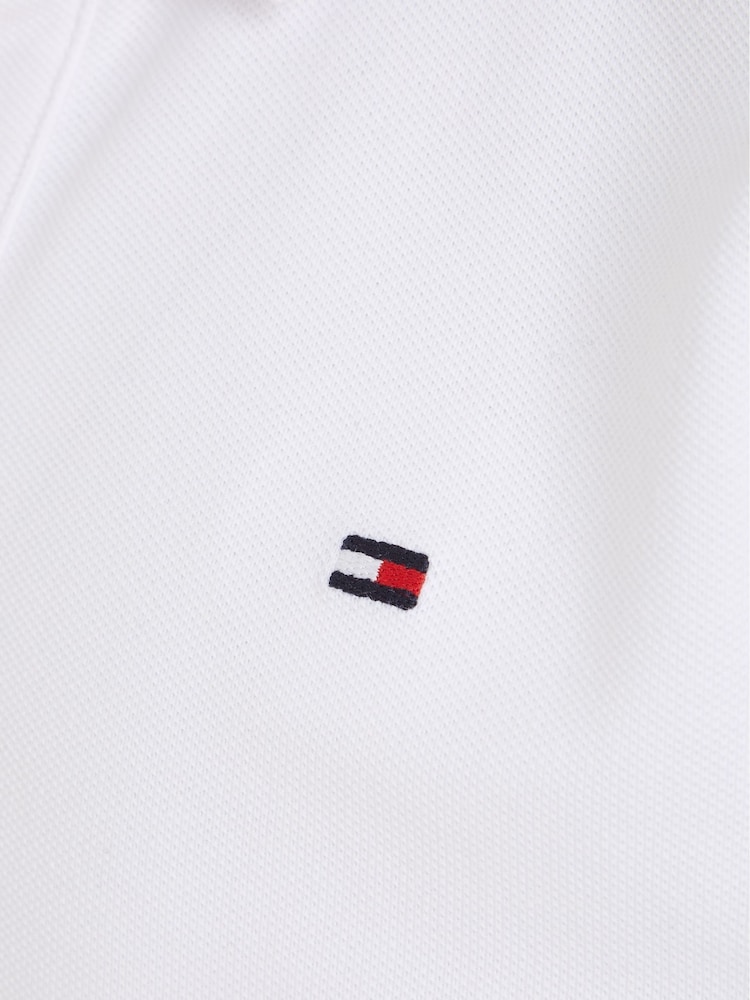 Tommy Hilfiger White Pure Cotton Polo Shirt - Image 10 of 10
