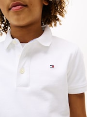 Tommy Hilfiger White Pure Cotton Polo Shirt - Image 5 of 10