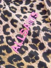 smALLSAINTS Leopard Logo Younger Long Sleeve Swimsuit - Image 4 of 7