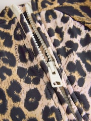 smALLSAINTS Leopard Logo Younger Long Sleeve Swimsuit - Image 7 of 7