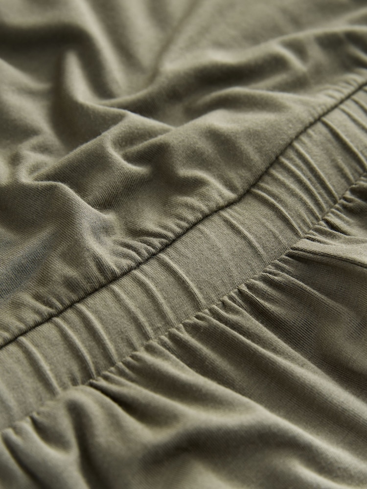 Khaki Green Jersey Jumpsuit - Image 6 of 6