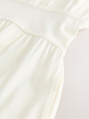 Cream Polka Dot Midi Dress - Image 3 of 3