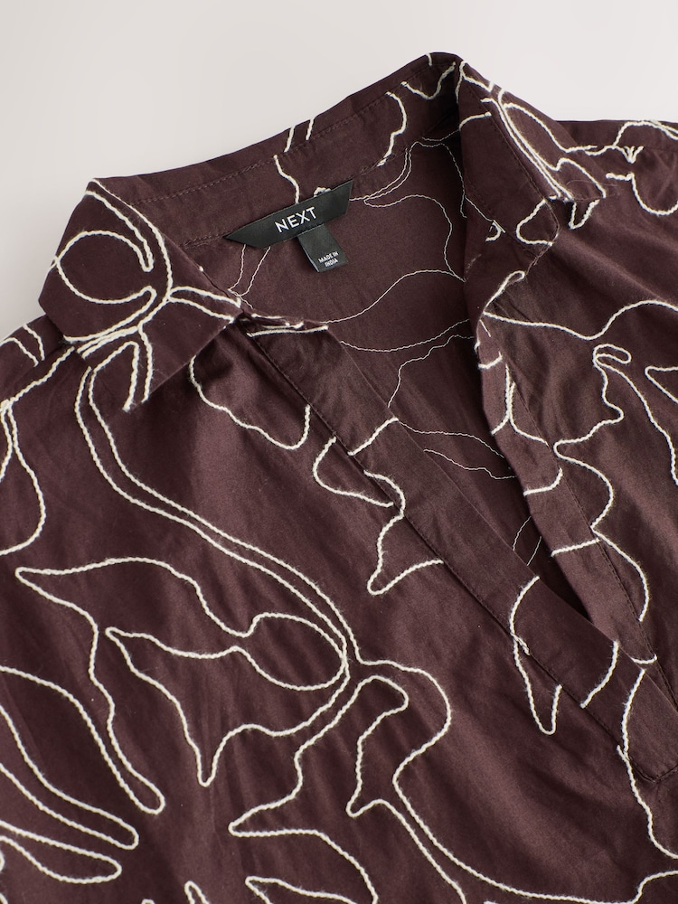 Chocolate Brown Cornelli Shirt - Image 2 of 3