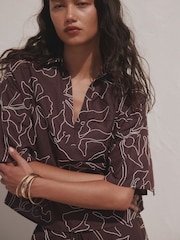 Chocolate Brown Cornelli Shirt - Image 5 of 8