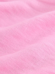 Pink Summer Maxi Skirt With Linen - Image 2 of 3