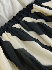 Monochrome Volume Maxi Beach Dress - Image 10 of 10