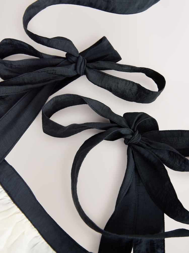 Monochrome Volume Maxi Beach Dress - Image 2 of 3