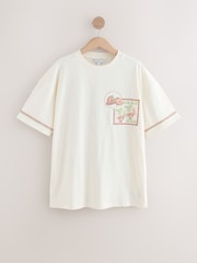 Verde/rosa - Camiseta de playa con estampado gráfico - Imagen 1 de 4