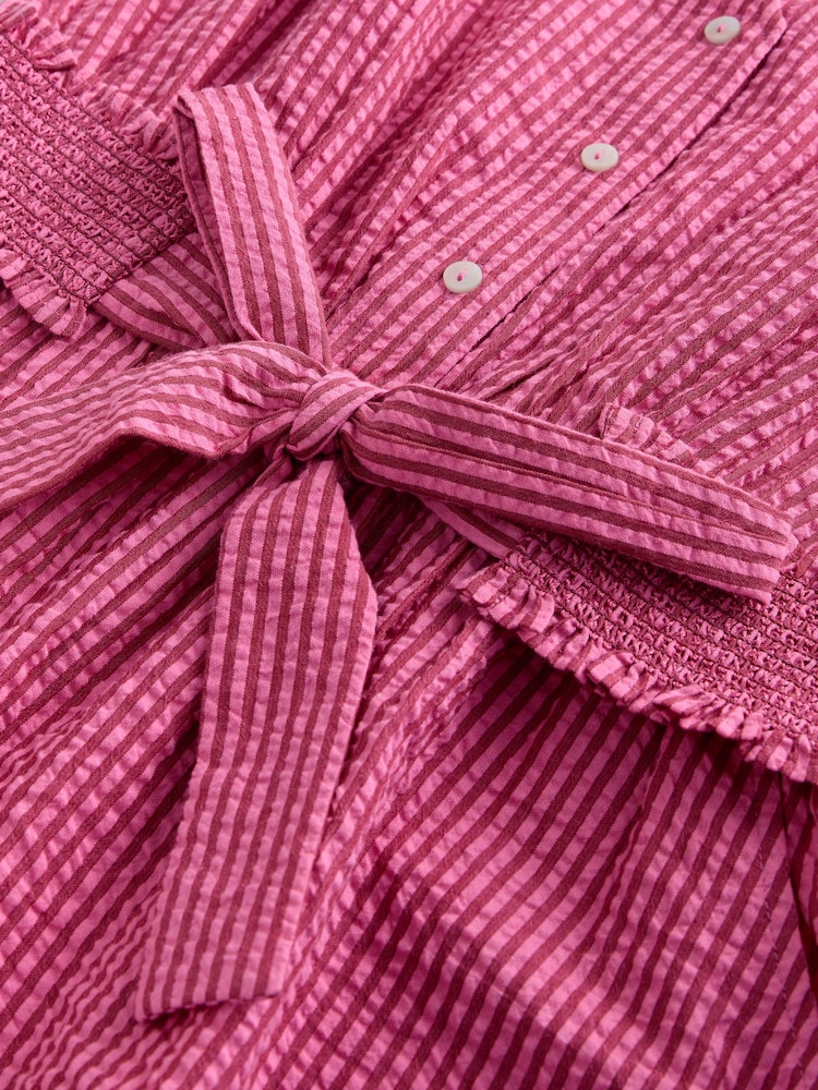 Bright Pink/Red Belted Summer Playsuit - Image 3 of 3