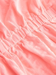 Coral Pink Jersey Summer Playsuit - Image 5 of 6