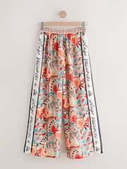 Rust Red Palazzo Wide Leg Trousers - Image 6 of 8