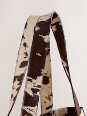 Nothing Ordinary Animal Cowhide Oversized Shopper Bag - Image 4 of 5
