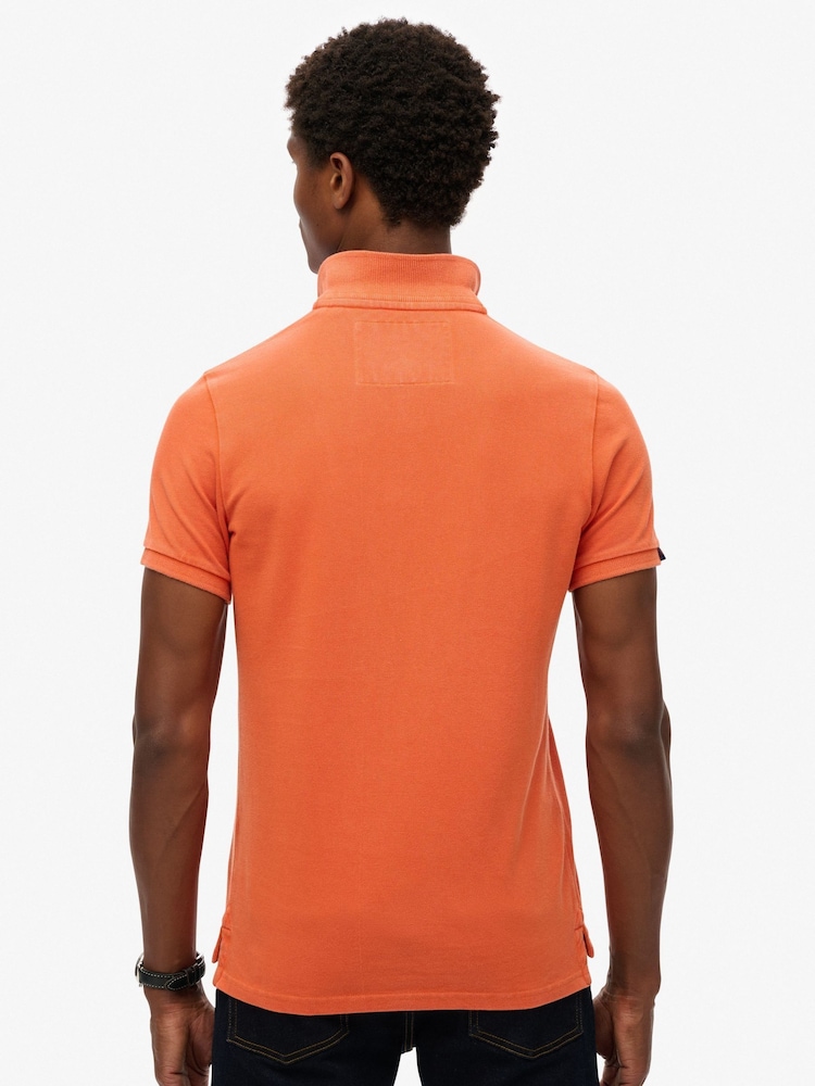 Polo deportivo estilo vintage de algodón {1} % de Superdry - Imagen 2 de 5