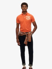 Polo deportivo estilo vintage de algodón {1} % de Superdry - Imagen 3 de 5